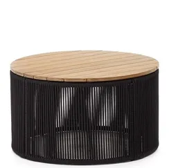 Журнальный столик Dandara Ø70х40 см черный