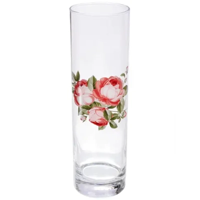 Ваза стеклянная 26,5см «Розочка» D43767/01