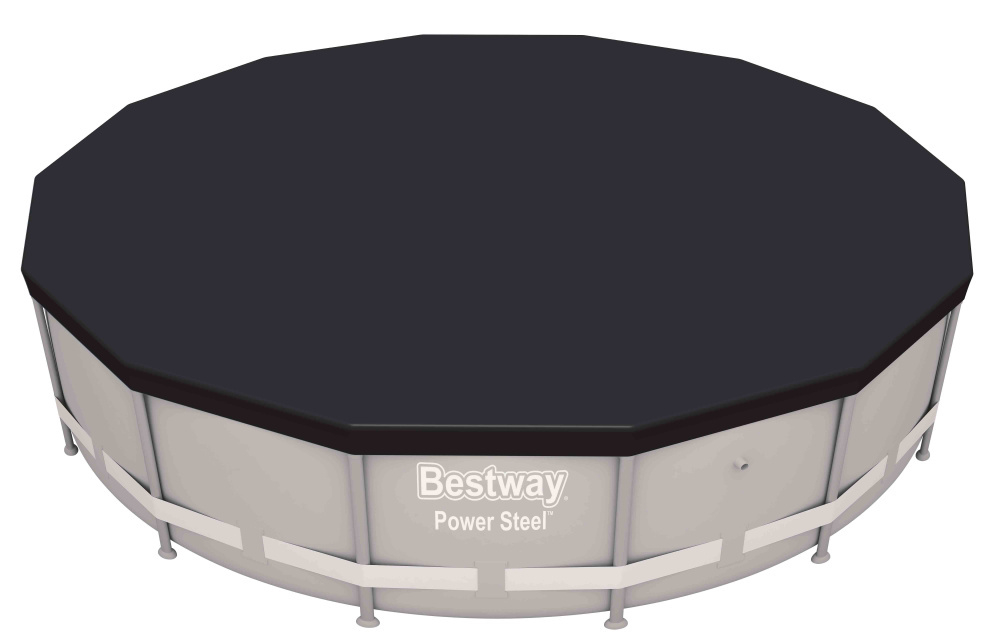 Тент для каркасного бассейна Steel Pro MAX Pools, Power Steel Pools 427 см (d 430 см) (Bestway 58248 BW)