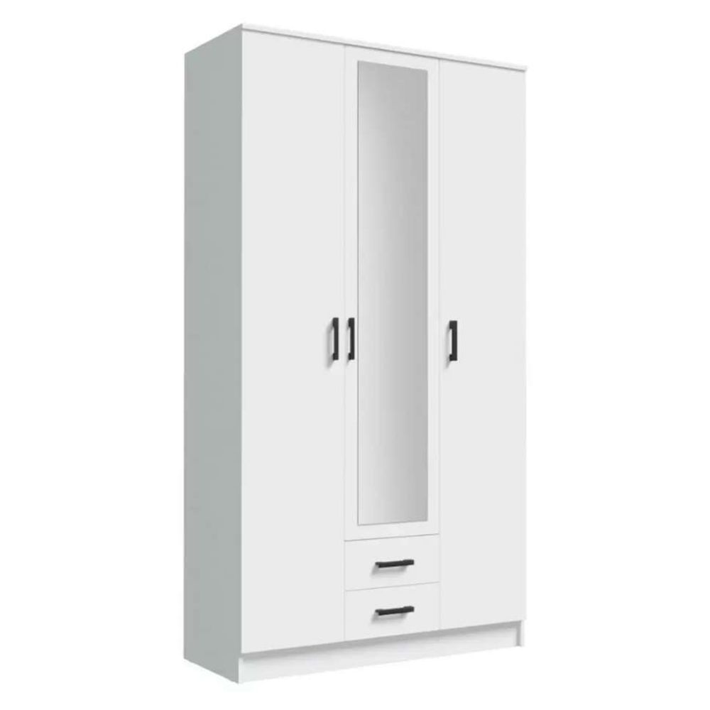 Шкаф Трио Белый гладкий, 1200, 2200, 487 МФ ЭРА