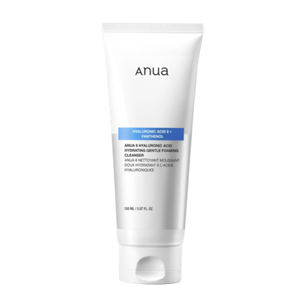 Мягкая пенка для умывания Anua 8 Hyaluronic Acid Hydrating Gentle Foaming Cleanser, 150мл