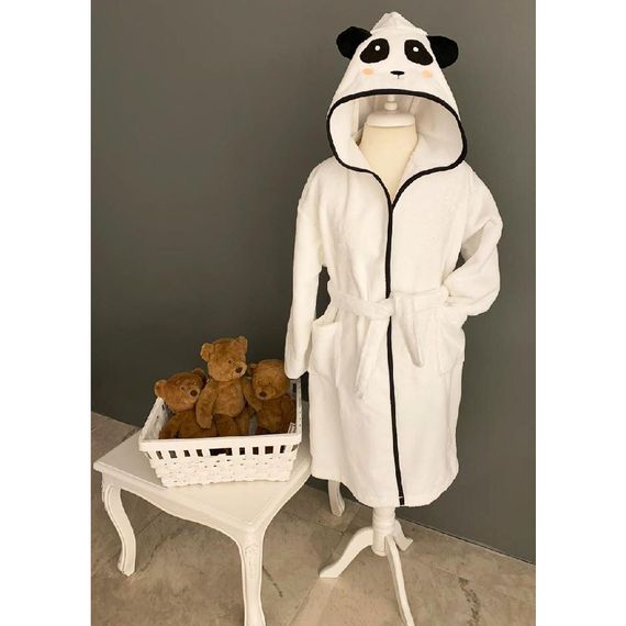 Халат детский махровый Panda (серый) La Villa de Paris