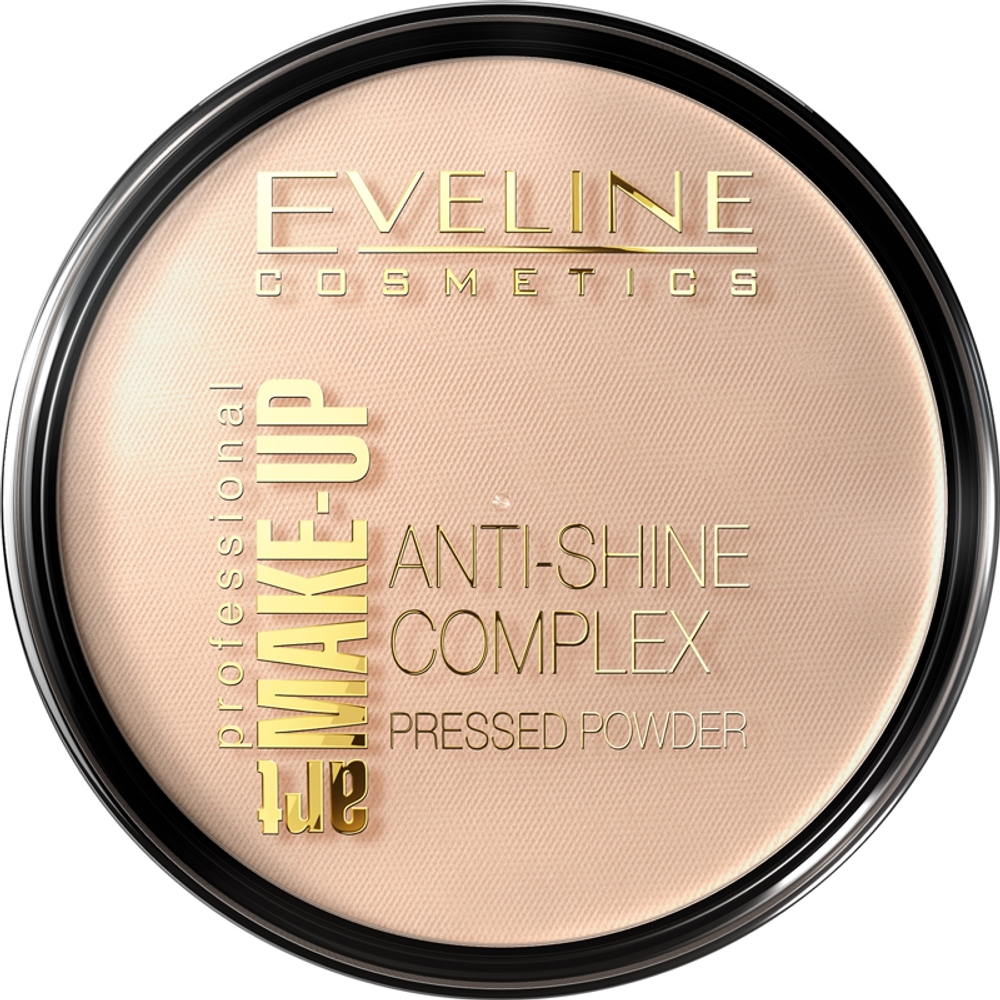 Eveline Cosmetics Art Make-Up - Легкий компактный минеральный пудровый тональный фон с матовым покрытием оттенок 31 Transparent, 14 g