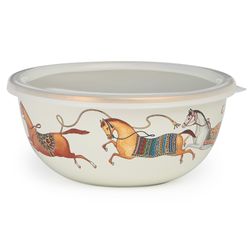 НАБОР МИСОК LEFARD ЭМАЛИРОВАН. С ПЛАСТИК.КРЫШКАМИ, СЕРИЯ PASSAGE, 6ПР. 14/16/18СМ, 0,6/0,9/1,3Л