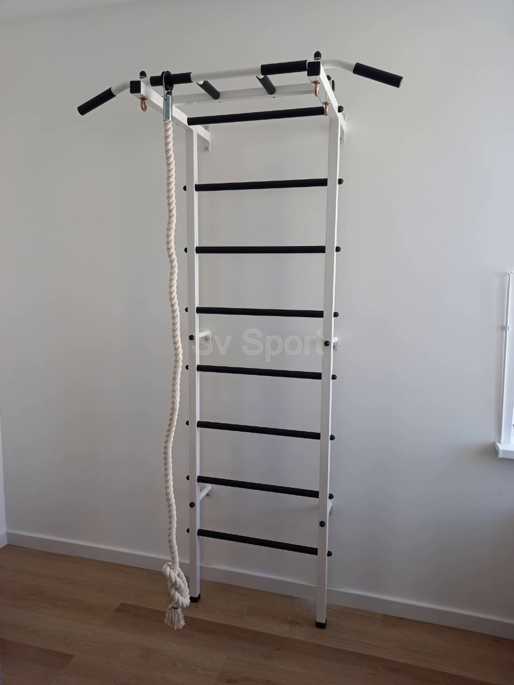 Монтаж шведской стенки Sv Sport в бетонные, кирпичные стены