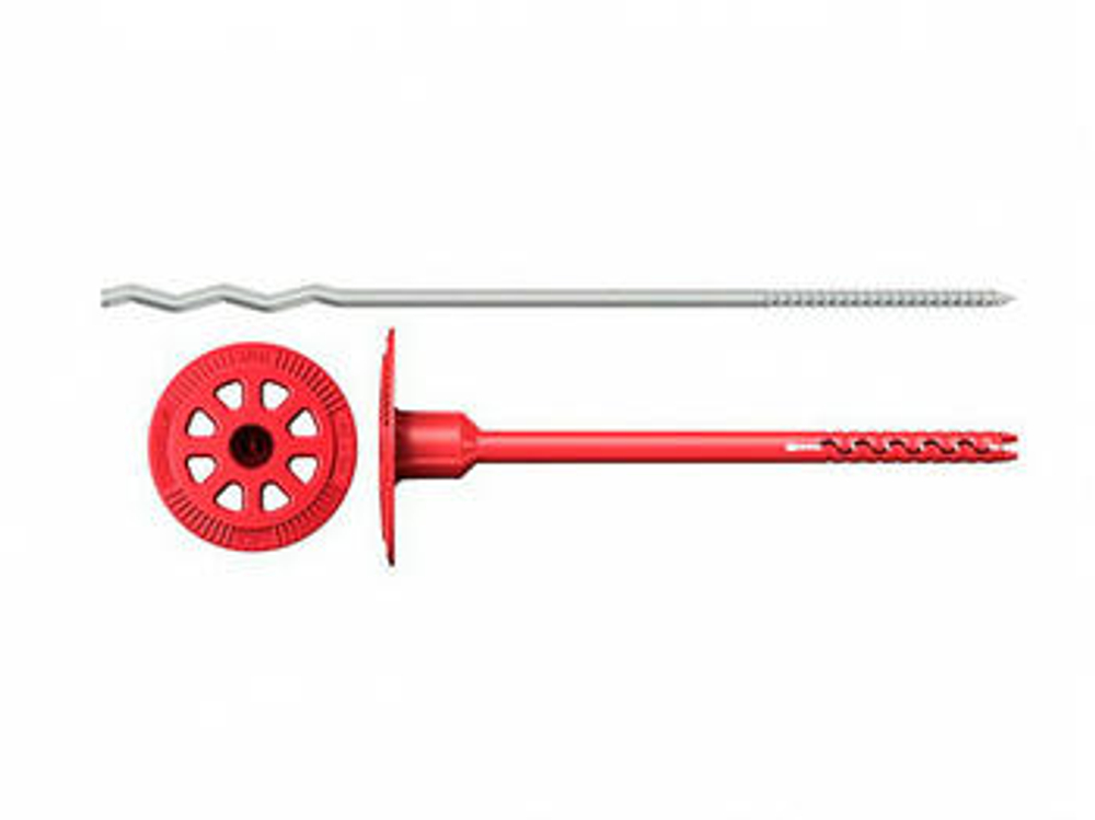 Гибкие связи МГС-5MS Е/40 Termoclip удл., сталь, с дюбелем для теплоизоляции 4х100/40 мм (250 шт) Termoclip