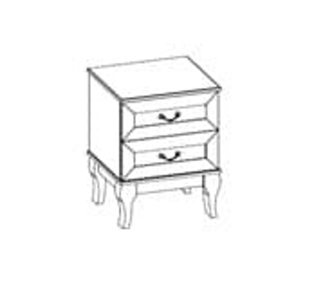 Тумба прикроватная Стефани, орех