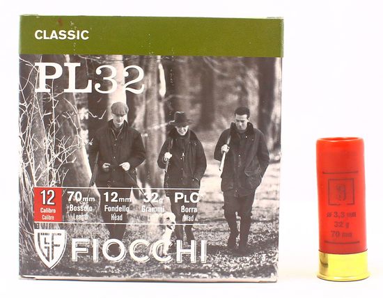 Патрон "Fiocchi" PL 32  12/70 № 3 контейнер 32 грамма