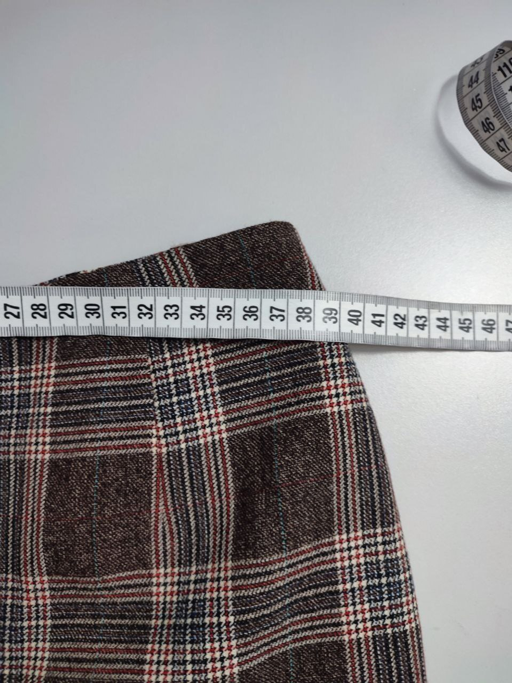 Юбка КАЛIНКА в клетку 48 размер