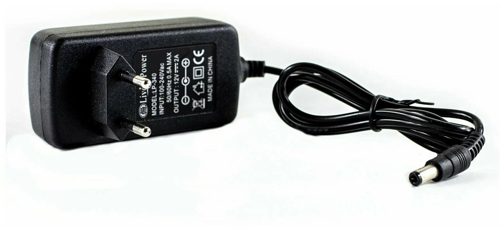 Блок питания Live-Power LP-340 12V 2A=2A штекер 5,5x2,5