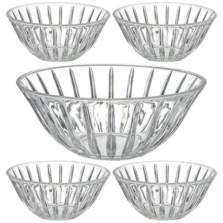 НАБОР САЛАТНИКОВ ИЗ 5 ШТ. "LINES" 1600 МЛ/300 МЛ