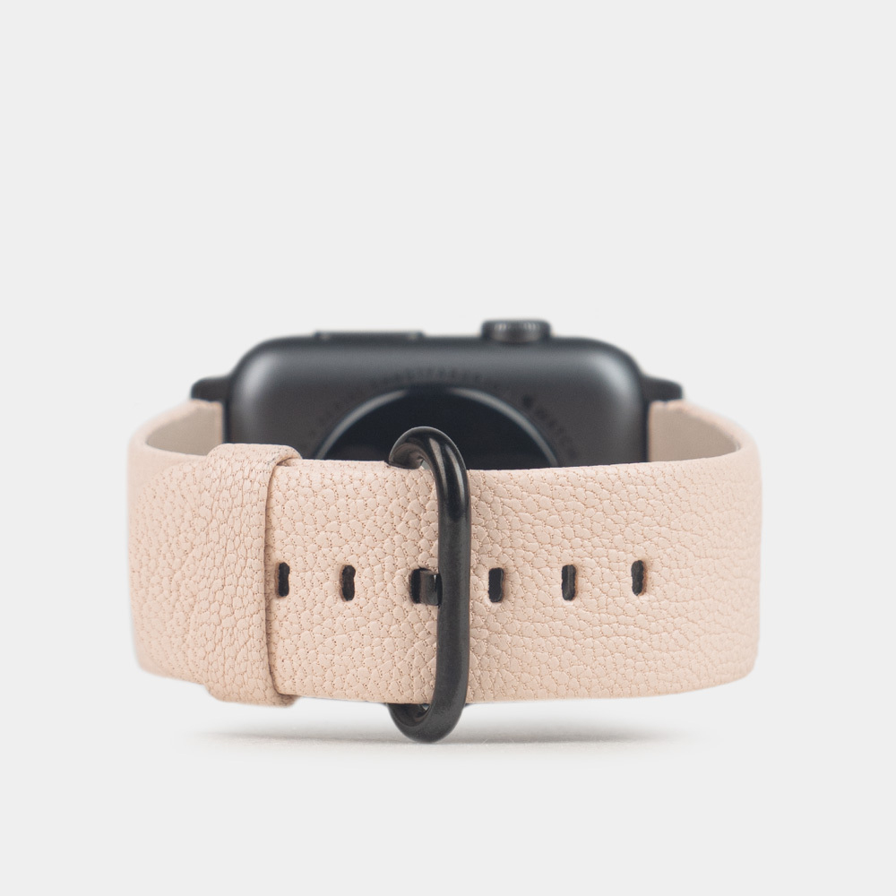 Ремешок для Apple Watch 44/45/46 mm из кожи козы, персикового цвета