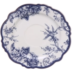 Чайная пара «Эдем» (кружка 250мл, блюдце,ложка) синяя