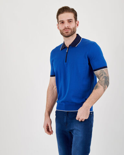 Поло с коротким рукавом на молнии Atelier Portofino