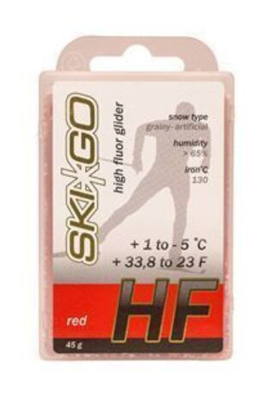 SkiGo HF Red +1 до -5°C (для ст. крупнозерн. и искус. снега)