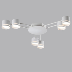 8235/6C COMFI LN26 242 белый, металл Люстра потолочная LED GX53 6*12W 220V GARETA