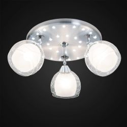 Citilux Самба CL158132 Люстра с поворотными плафонами Алюминий Хром