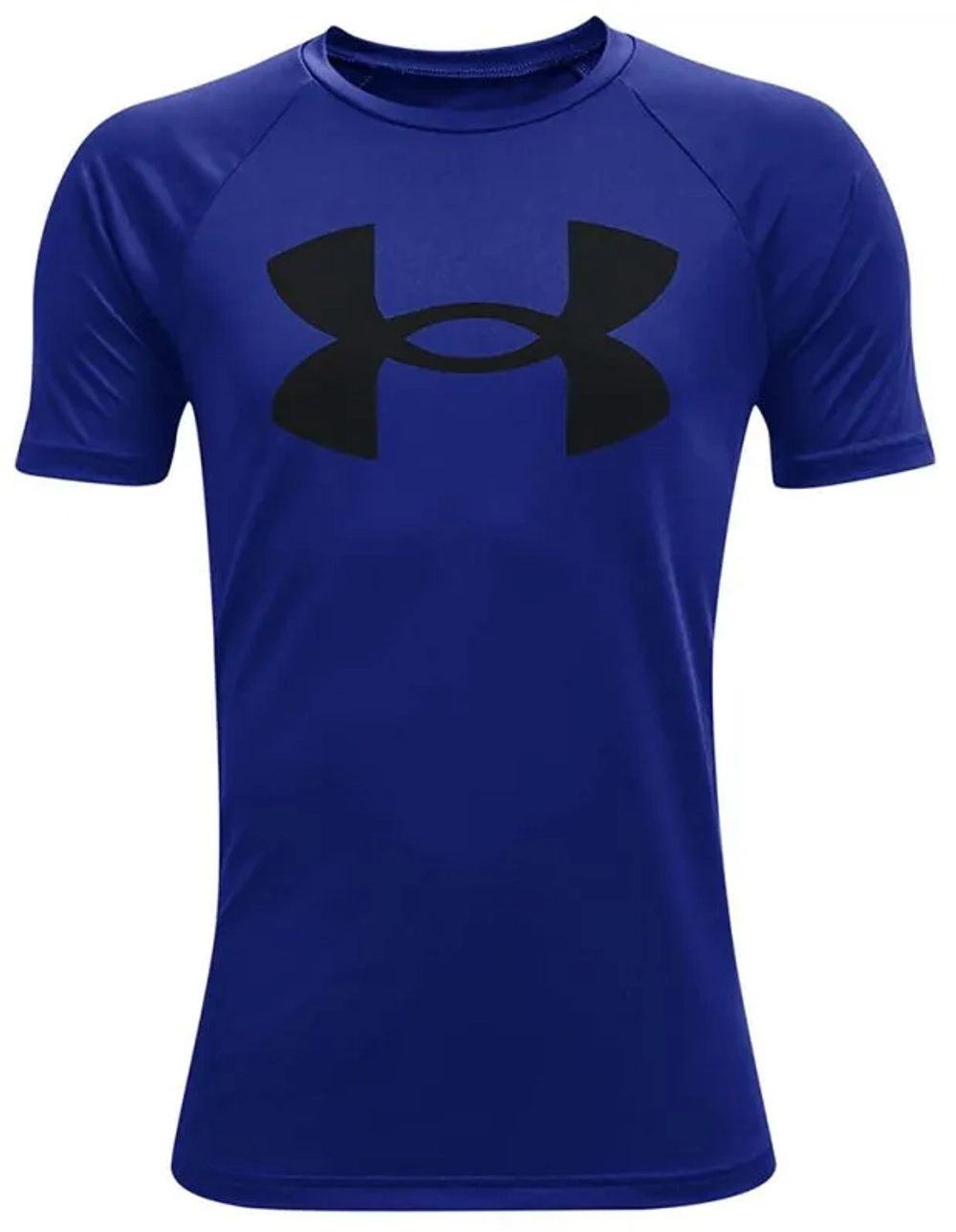 Детская теннисная футболка Under Armour Tech Big Logo SS - royal/black