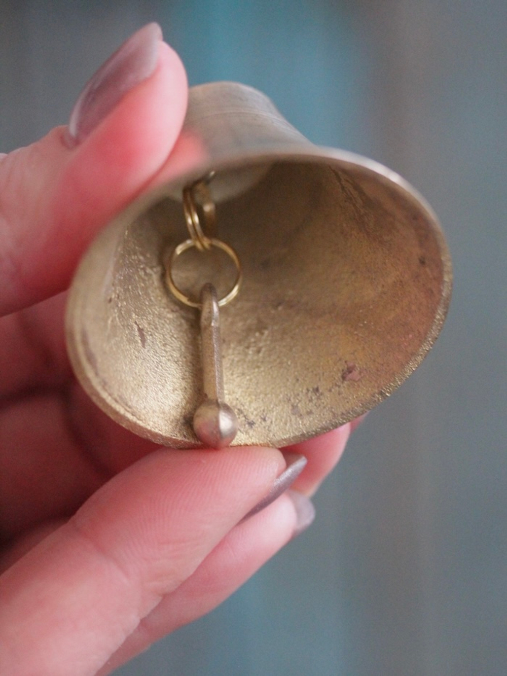 Колокольчик большой латунь 4,8х5 см (2 шт)