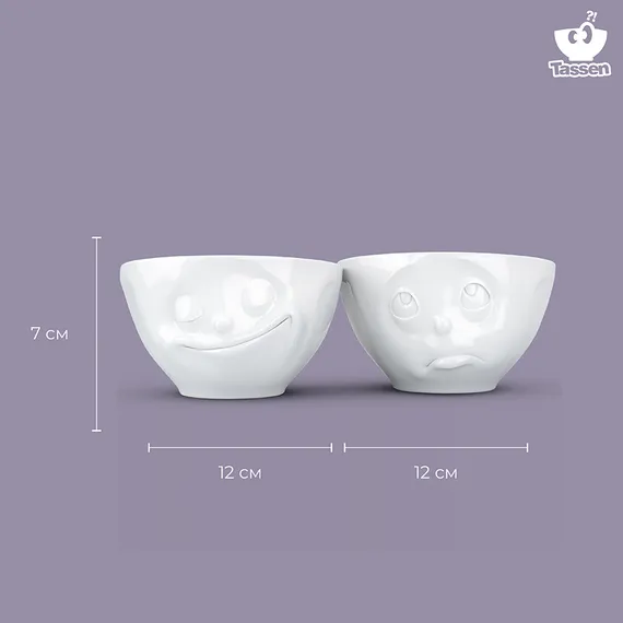Набор из 2-х чаш Tassen Happy & Oh Please 200 мл
