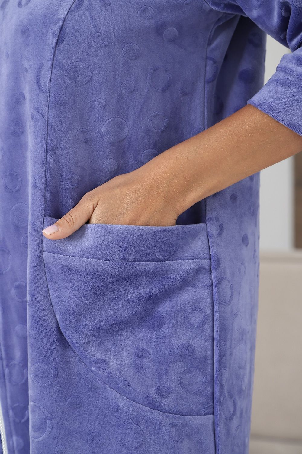 Халат Аура Виотекс ГОЛУБОЙ