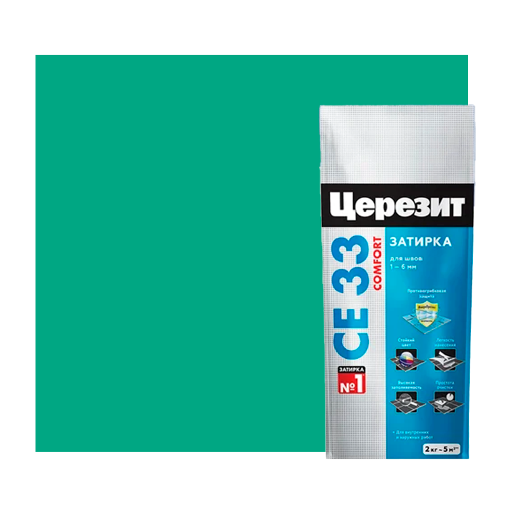CE 33/2, Затирка 2-5мм S(зеленый)