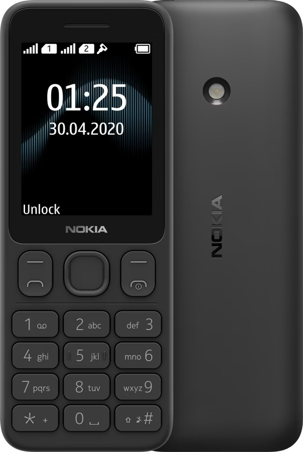 Мобильный телефон Nokia 125 DS черный