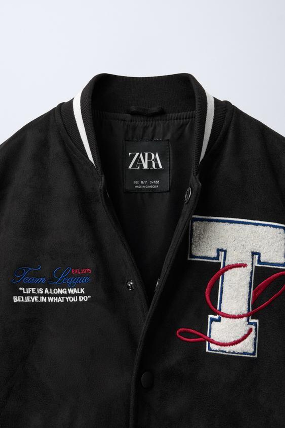 ZARA БОМБЕР ИЗ ИСКУССТВЕННОЙ ЗАМШИ, ЧЕРНЫЙ