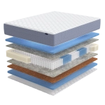 Матрас BuyDuet, 20 см, 2 уровня жесткости, независимые пружины