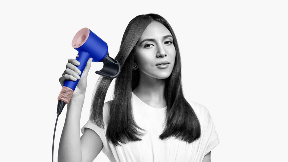 Фен Dyson Supersonic HD07, синий/розовый