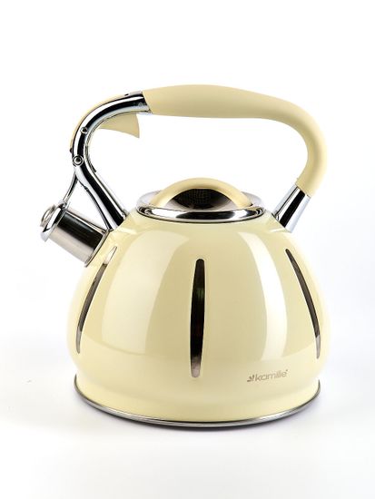 Чайник 3 л. из нержавеющей стали со свистком Kamille KM-0691