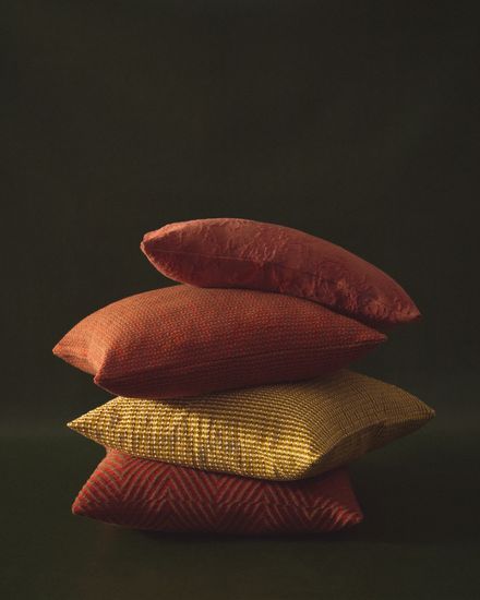 Чехол на подушку Lunver из красного жаккарда 50 x 50 см