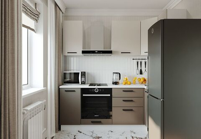 Кухонный гарнитур угловой Латте 2200х1000 (38мм)