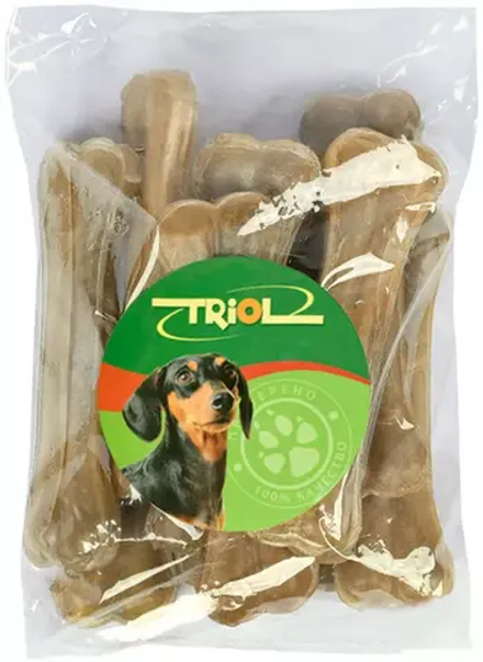 Кость Триол (упаковка 10 шт) PB- 6.5 жевательная DENTAL - 16 см