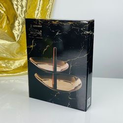 Lenardi 232-019 Двухъярусная этажерка 29,5/24см в под.уп.(х10)Фарфор