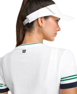 Женская теннисная футболка Wilson Baseline Seamless - bright white