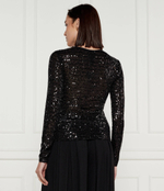 Блузка PAILLETTES DKNY - черный(D2G4A119)