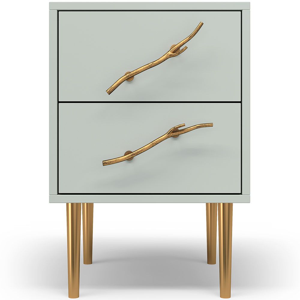 Тумба Арт Колор matte Стайл Голд Серый дым матовый