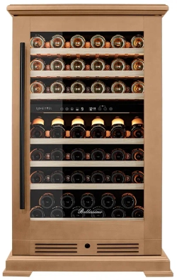 Винный шкаф двухзонный Meyvel MV77PRO-KBT2 (Натуральный бук)