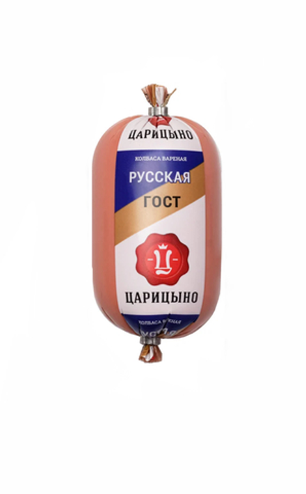 Колбаса Русская вареная ГОСТ Царицыно 400 гр