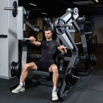 D905 Жим от груди, рычаги серые