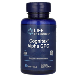Life Extension Cognitex Alpha GPC , Альфа-ГФХ , 30 капсул