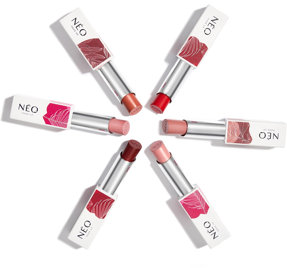 NEO MAKE UP Intense Serum No Transfer Lipstick - Трендовая помада с матовым эффектом оттенок 05 Nude On Secret Evening, 3 g