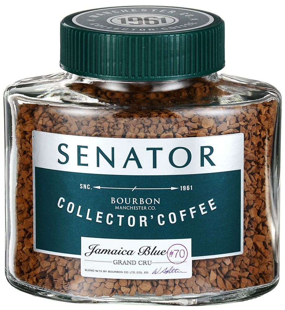 Кофе растворимый Senator, Jamaica Blue, 90 гр