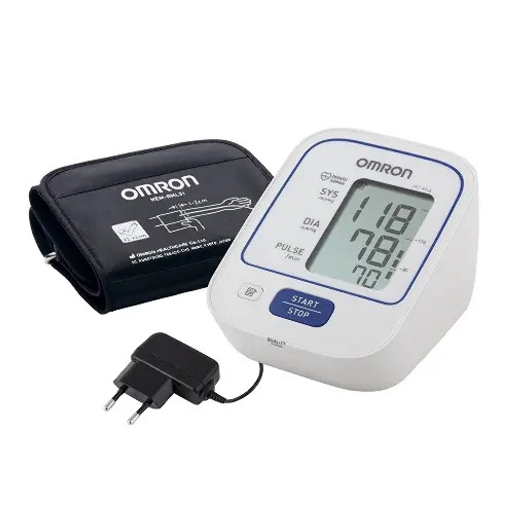 Тонометр Omron M2 Plus автоматический с адаптером (22–42 см)