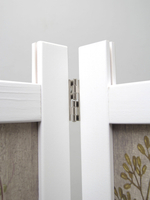 Ширма - перегородка для зонирования пространства деревянная с картинкой с обеих сторон "Райские птички", 3 створки, 480*1800 мм