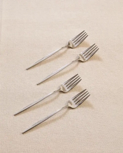 ZARA ВИЛКА ДЛЯ БРАНЧА С ТОНКОЙ РУЧКОЙ (НАБОР ИЗ 4 ШТ.)