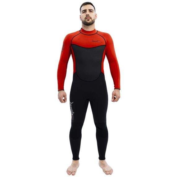 Гидрокостюм Marlin Tropic man черный/красный 3 мм