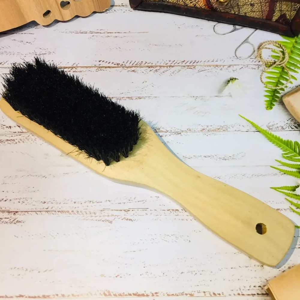 Щетка для обуви деревянная с натуральным ворсом «Удобная», 18,5*4см✦