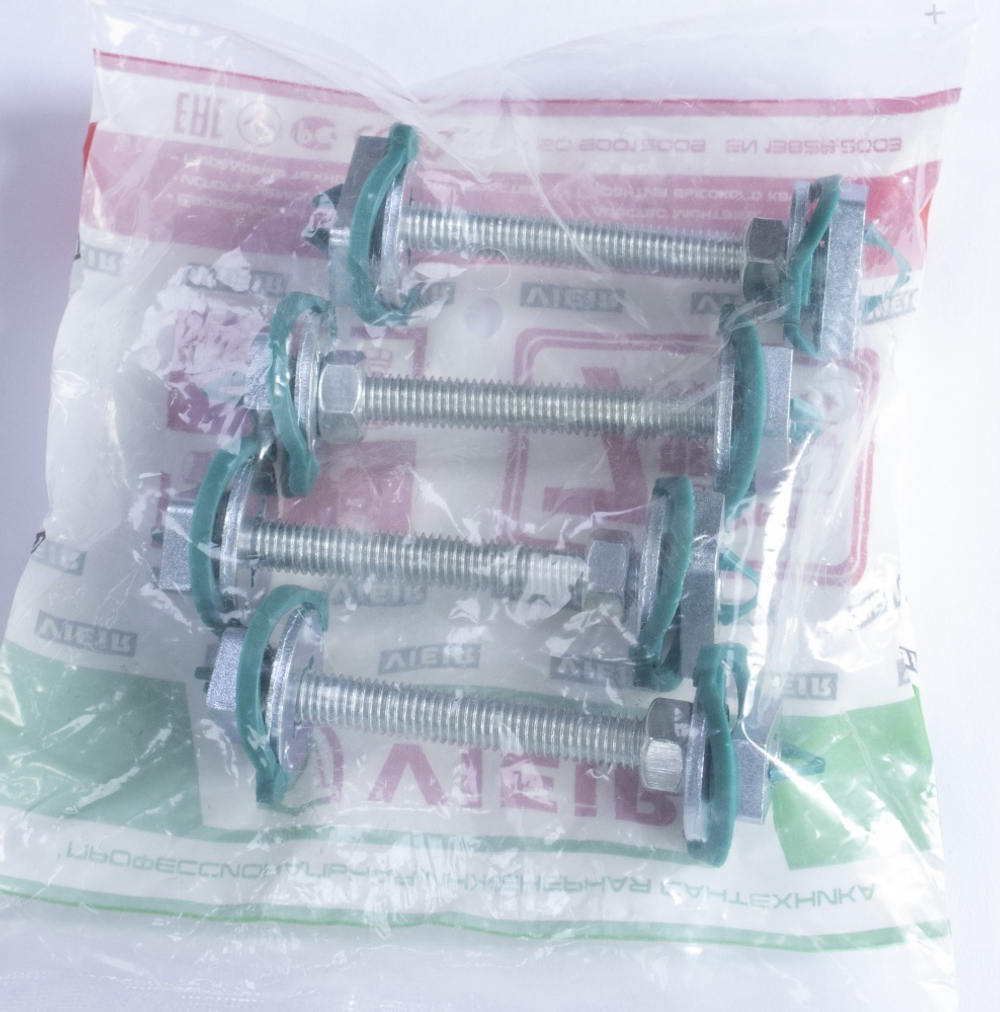 Шпильки с шайбами (М8) для монтаж. профиля  ViEiR  (120/4шт)